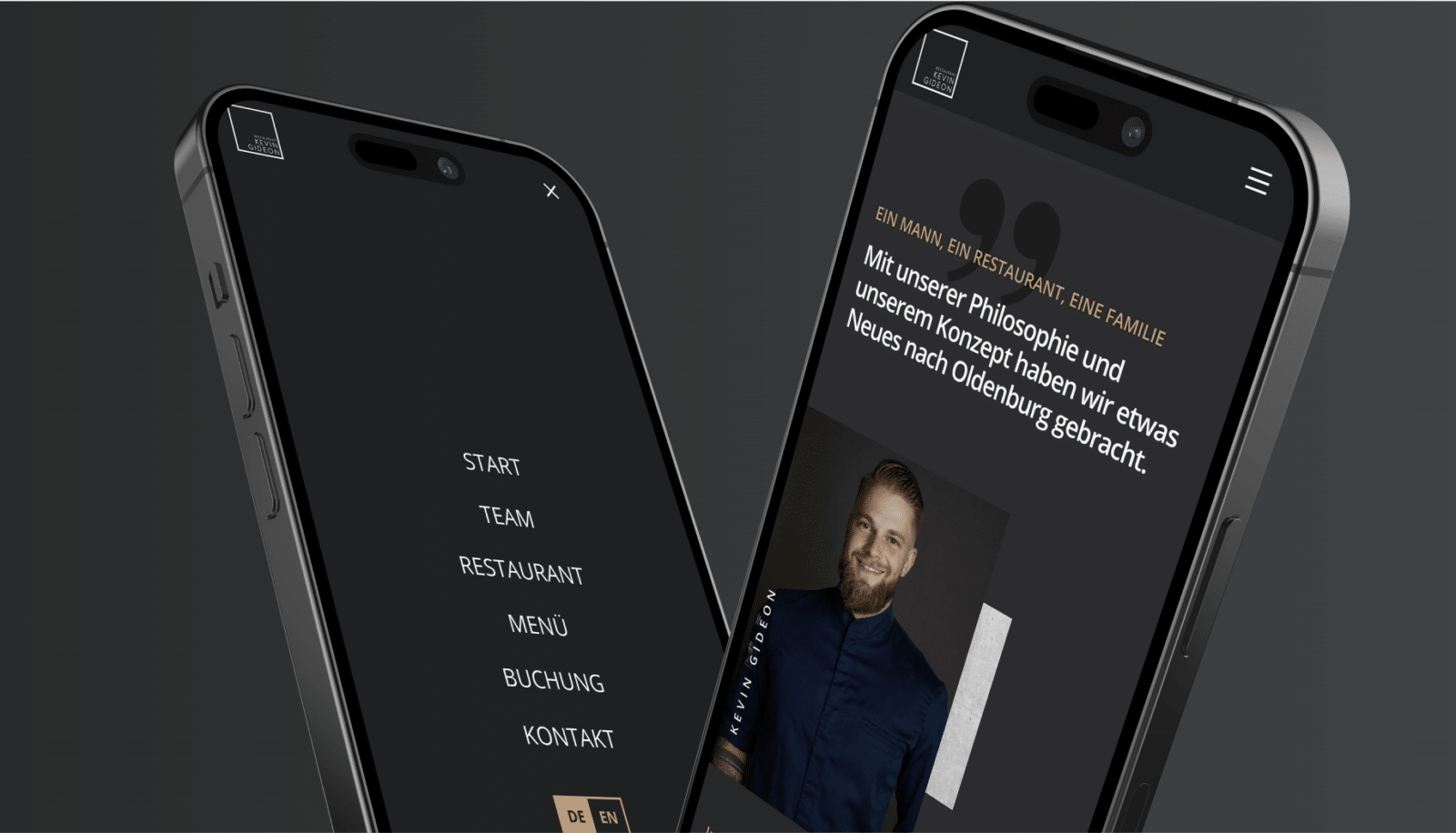 Responsive Webdesign Vorschau Kevin Gideon
