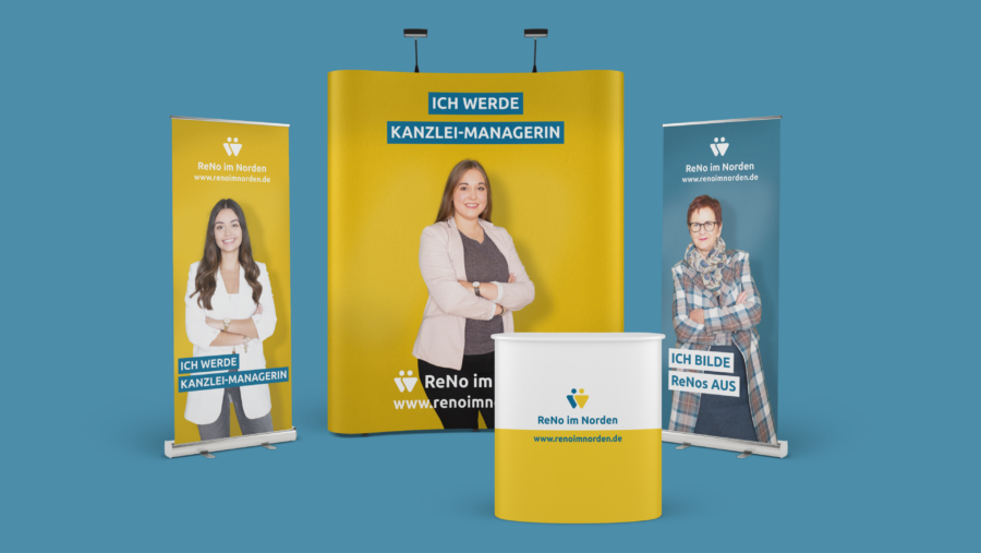 Plakate für die Kampagne der Rechtsanwaltskammer aus Oldenburg