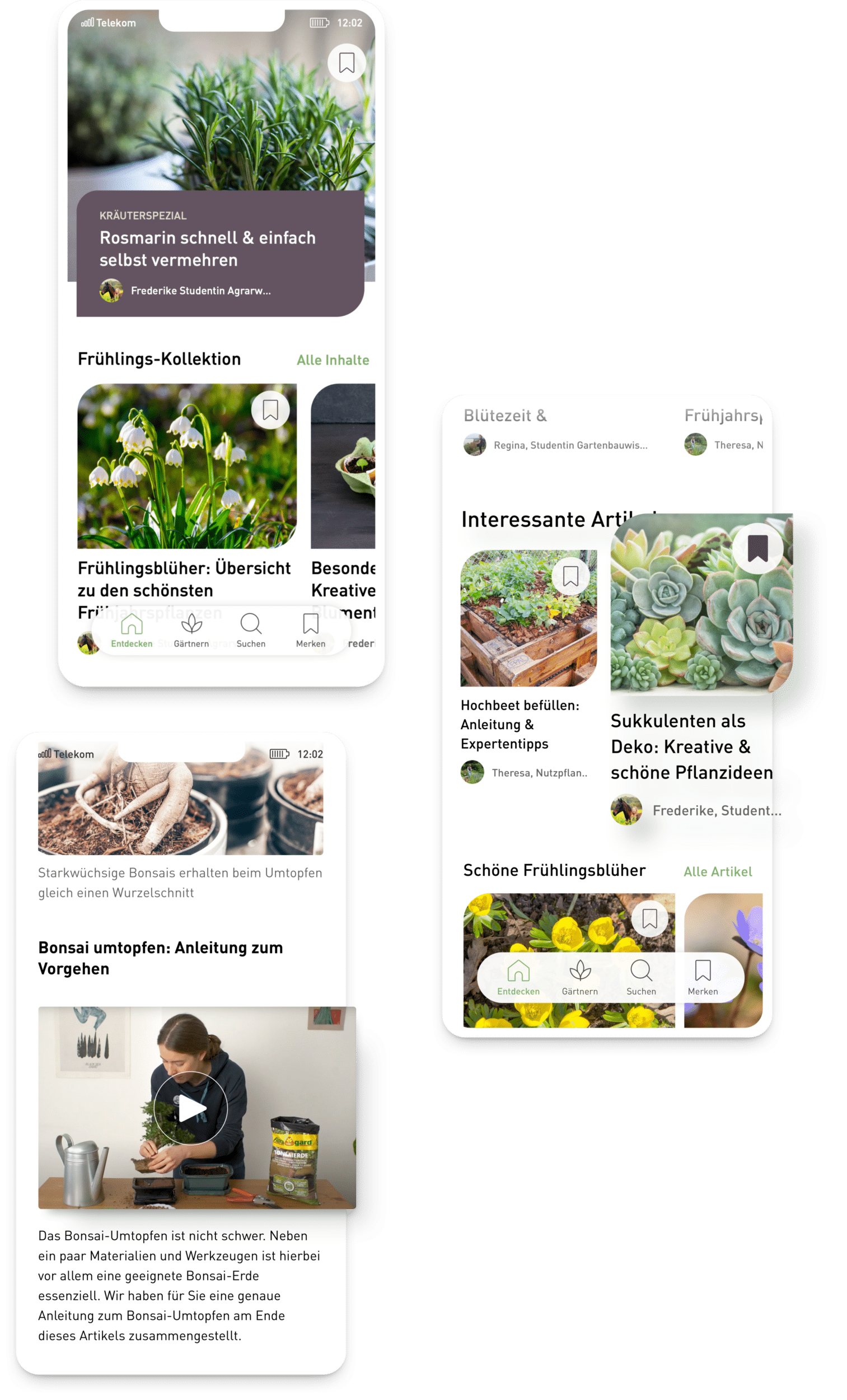 Plantura UI/UX Agentur Design Showcase