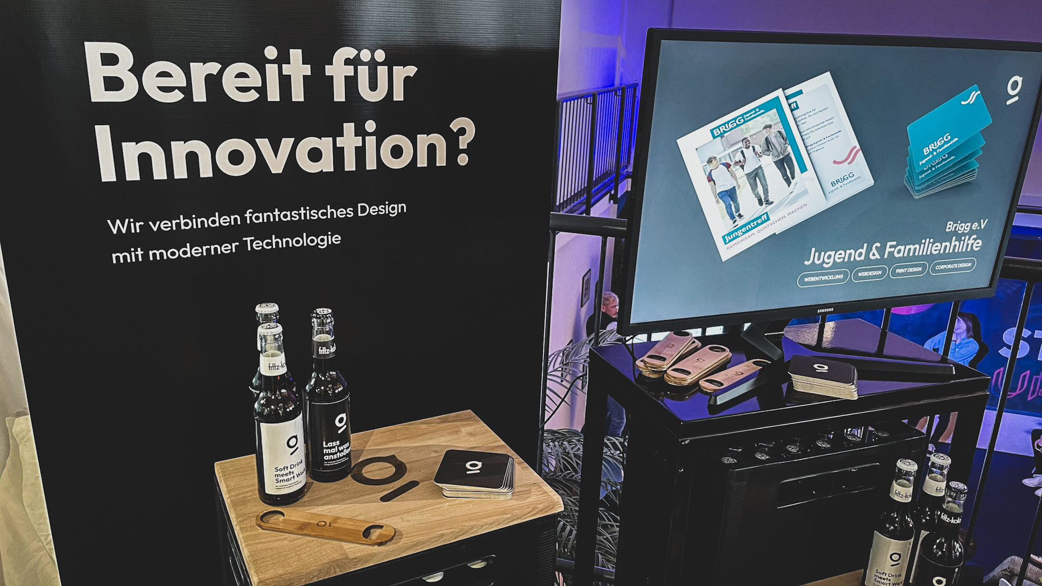 Unser Messestand auf den Startupdays in Oldenburg