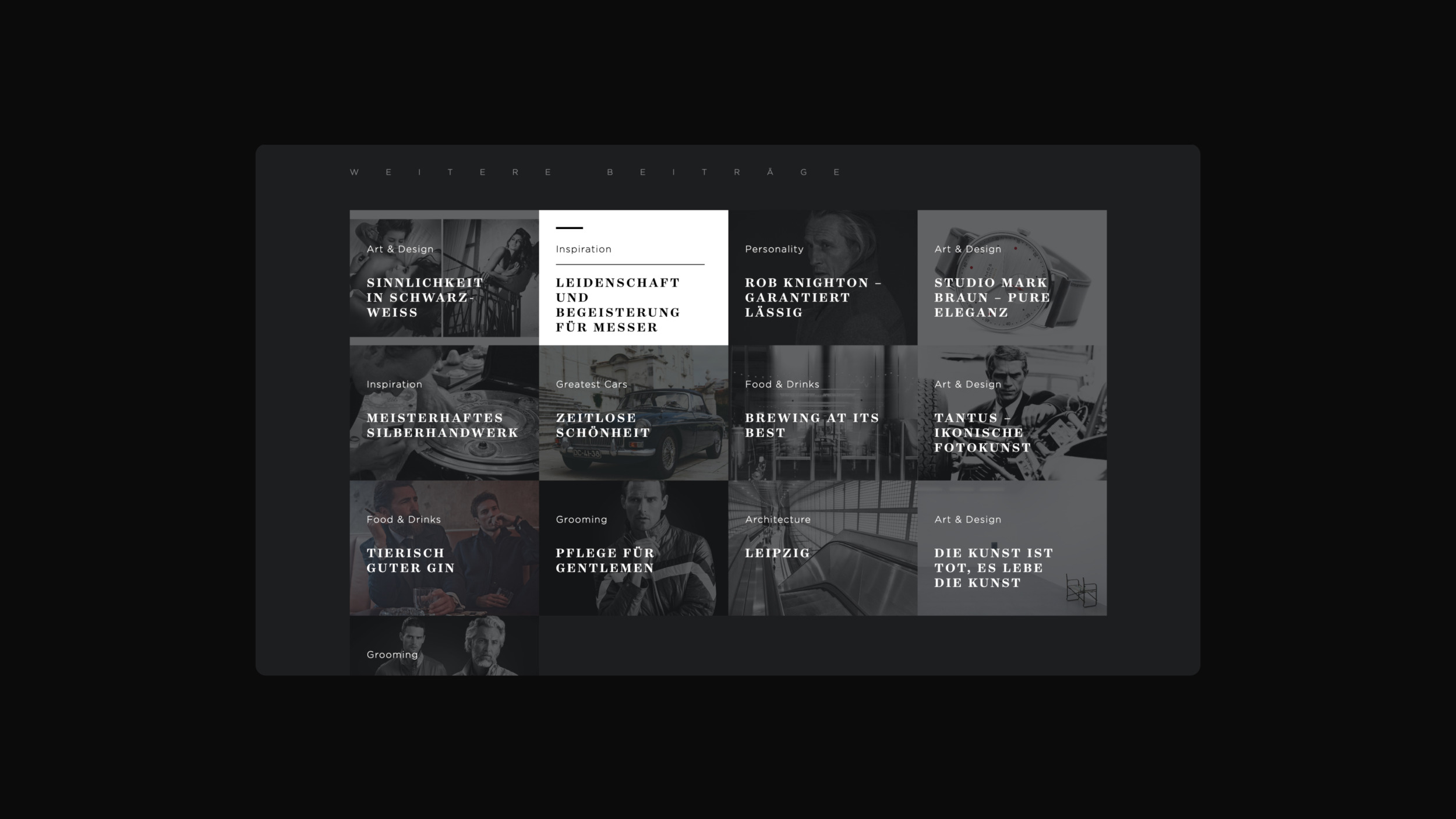 Editorial Webdesign Blog S4Jackets